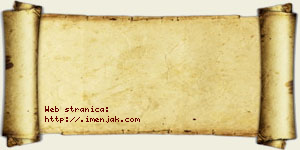 Josif Erić vizit kartica